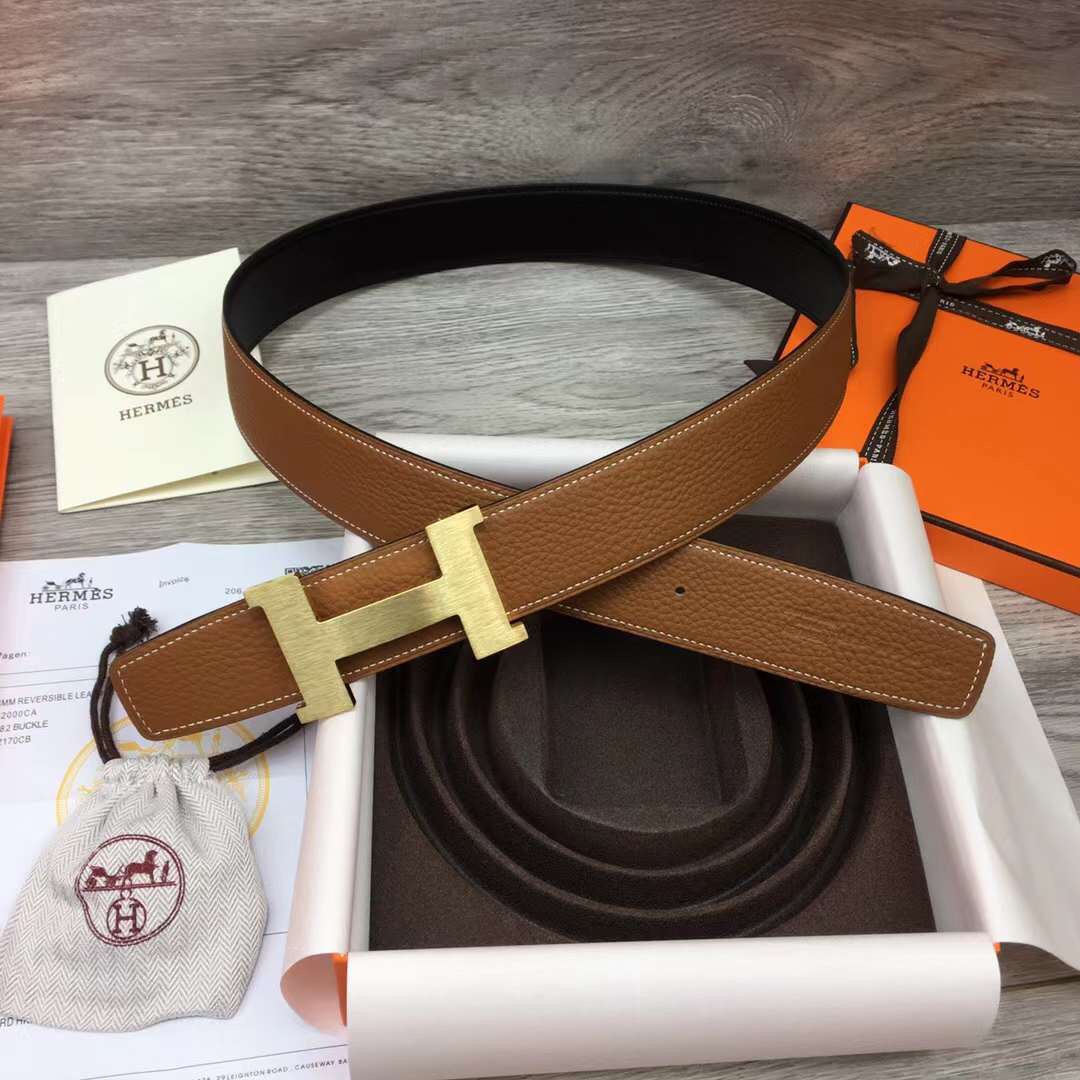 Hermes Constance 38 reversible belt