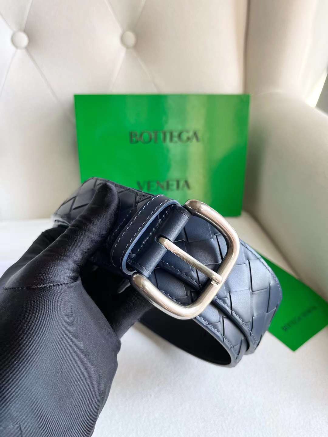 BV Intrecciato Belt