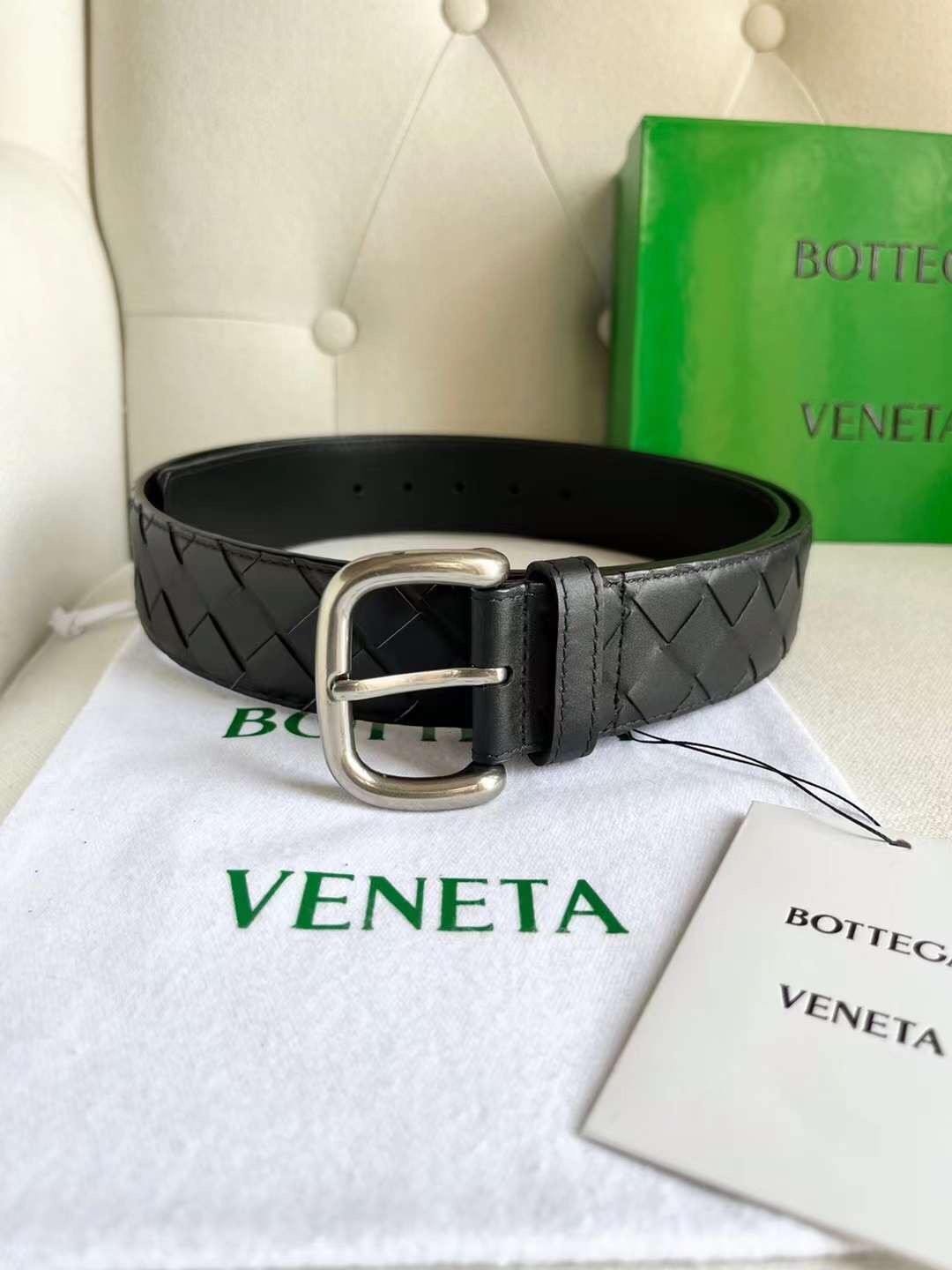 BV Intrecciato Belt