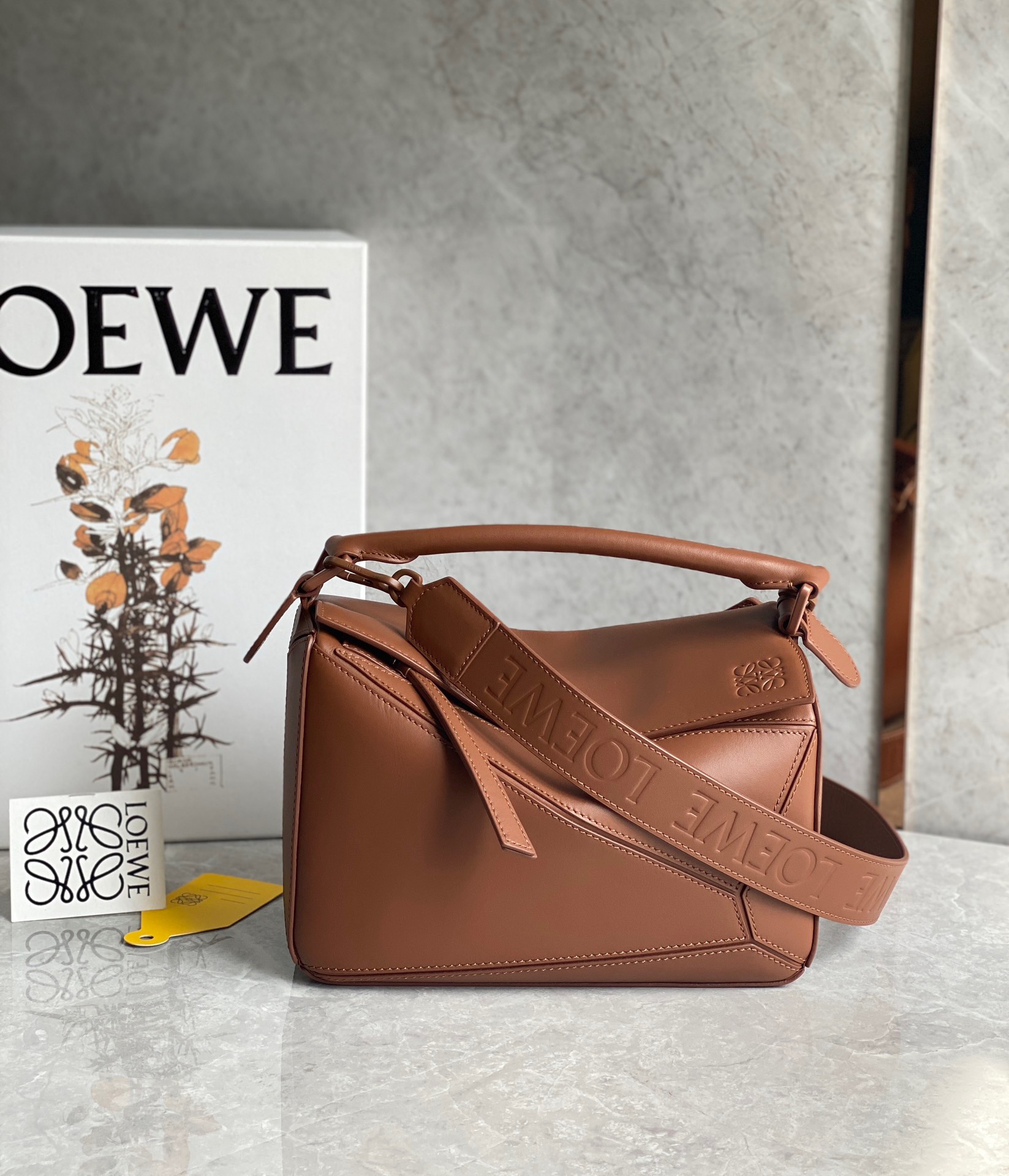Loewe Puzzle Small Satin Calfskin