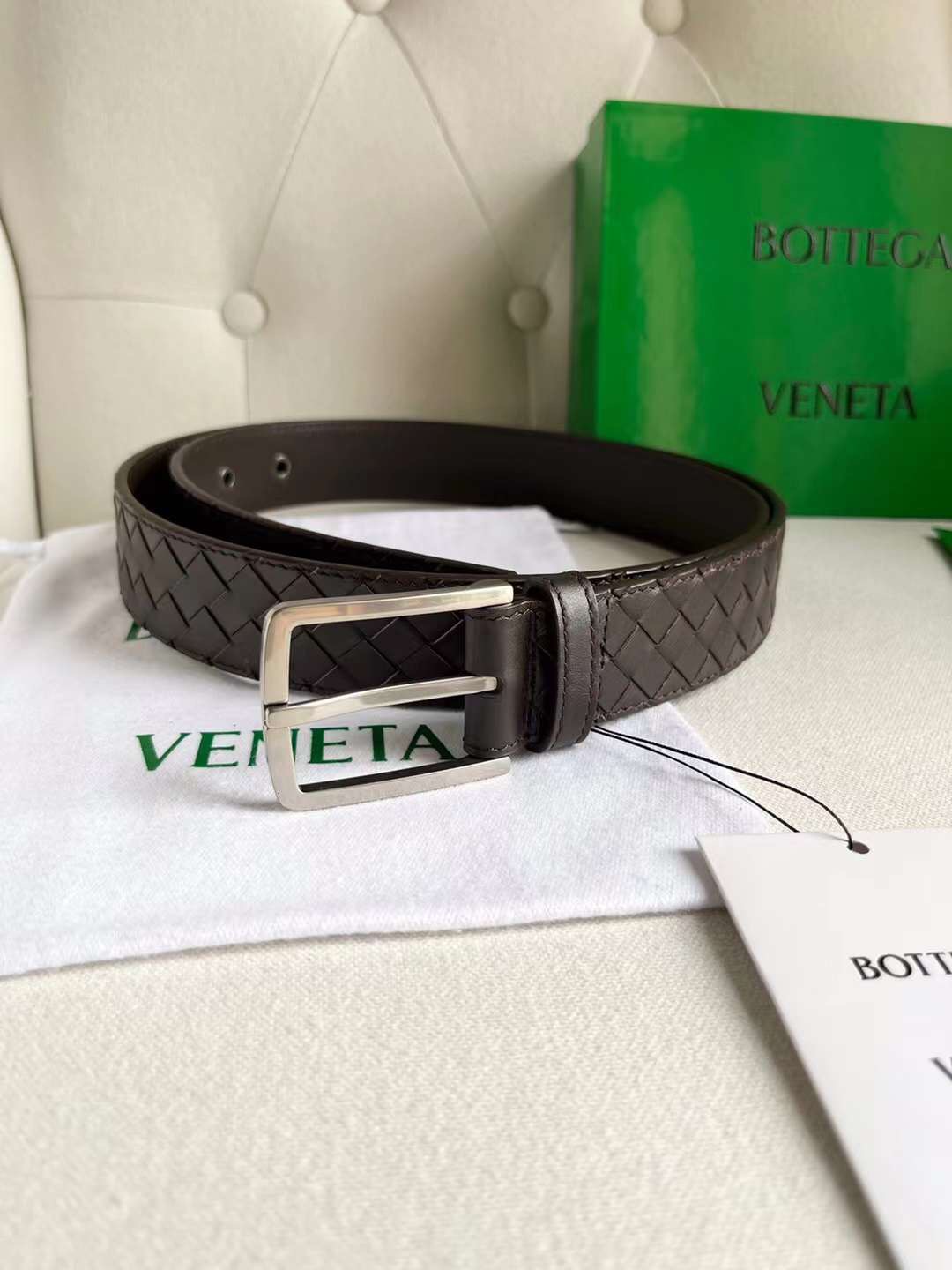 BV Intrecciato Belt