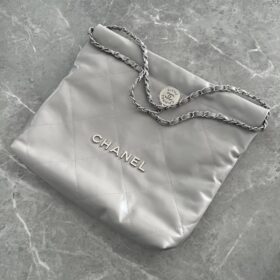 Chanel 22 Small Handbag Dark Brown