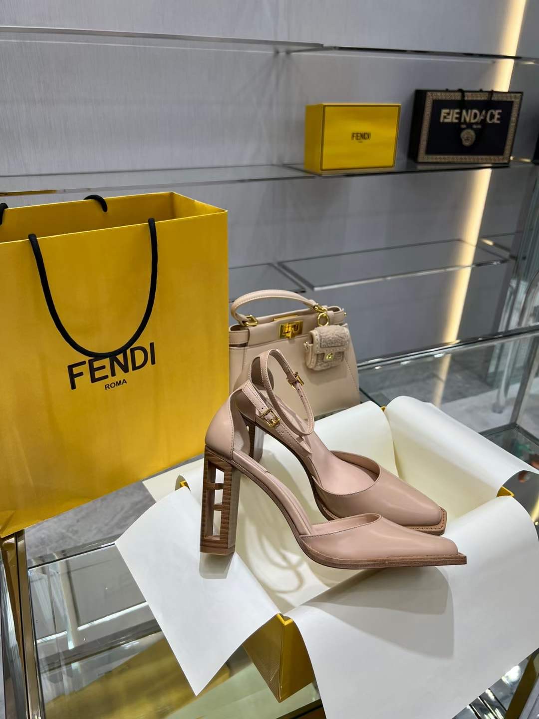 Fendi Cut Heels