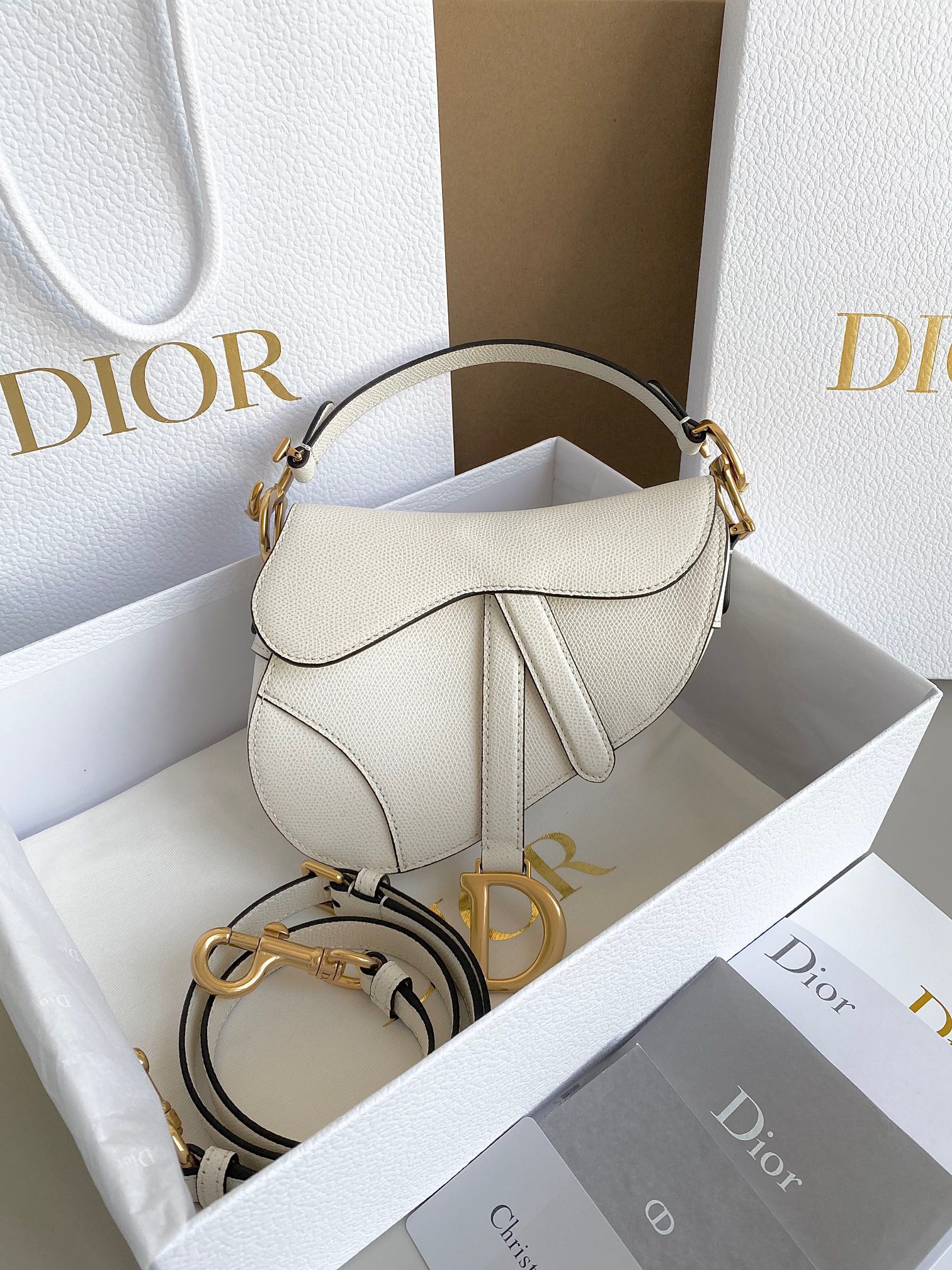 Dior Saddle Bag With Strap