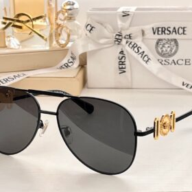 Versace Medusa Biggie Pilot Sunglasses