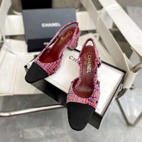 Chanel Tweed Slingback Pump