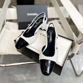 Chanel Tweed Slingback Pump