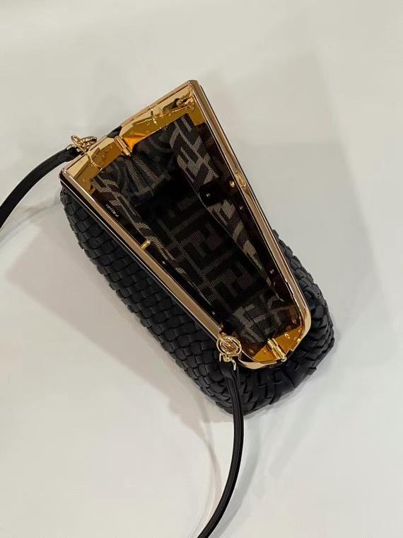 Fendi First Small Braided Leather Bag Fendi First Small Braided Leather Bag