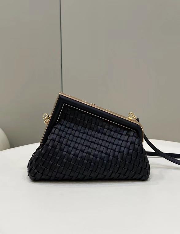 Fendi First Small Braided Leather Bag Fendi First Small Braided Leather Bag