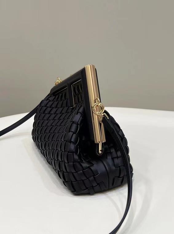 Fendi First Small Braided Leather Bag Fendi First Small Braided Leather Bag
