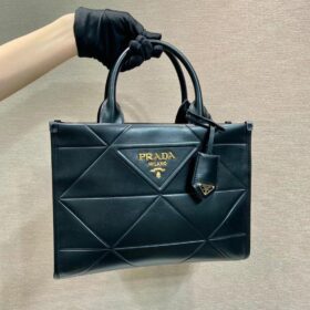 Prada Tessuto Flap Nylon Shoulder Bag With Chain Strap