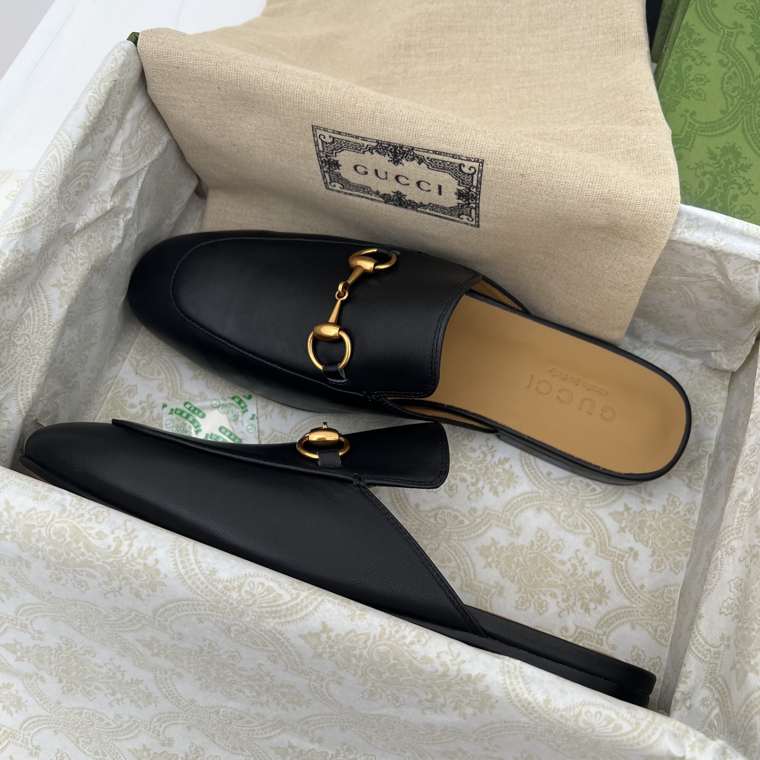 Gucci Black Princetown Leather Mules Gucci Black Princetown Leather Mules