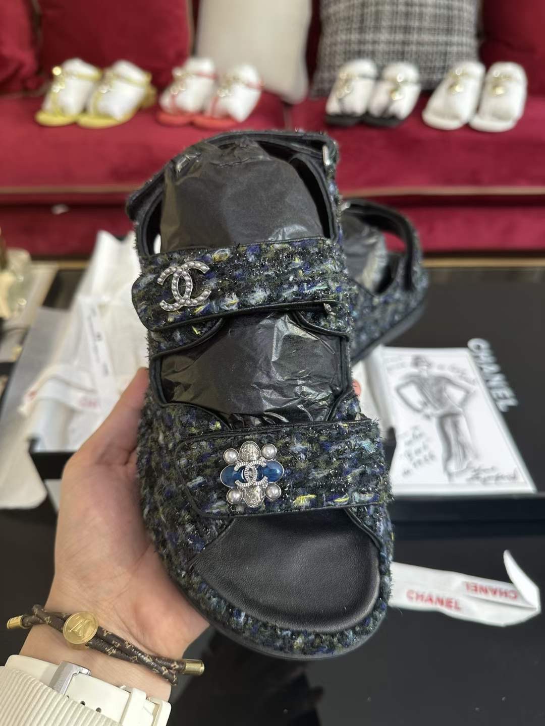 Chanel Dad Sandals