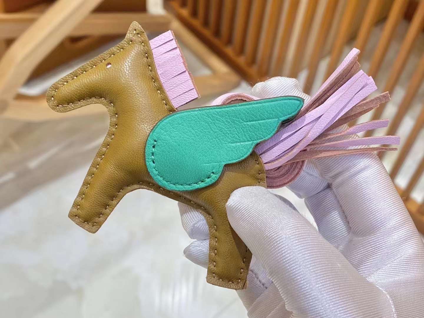 Hermes Radio Pegasus Bag Charm