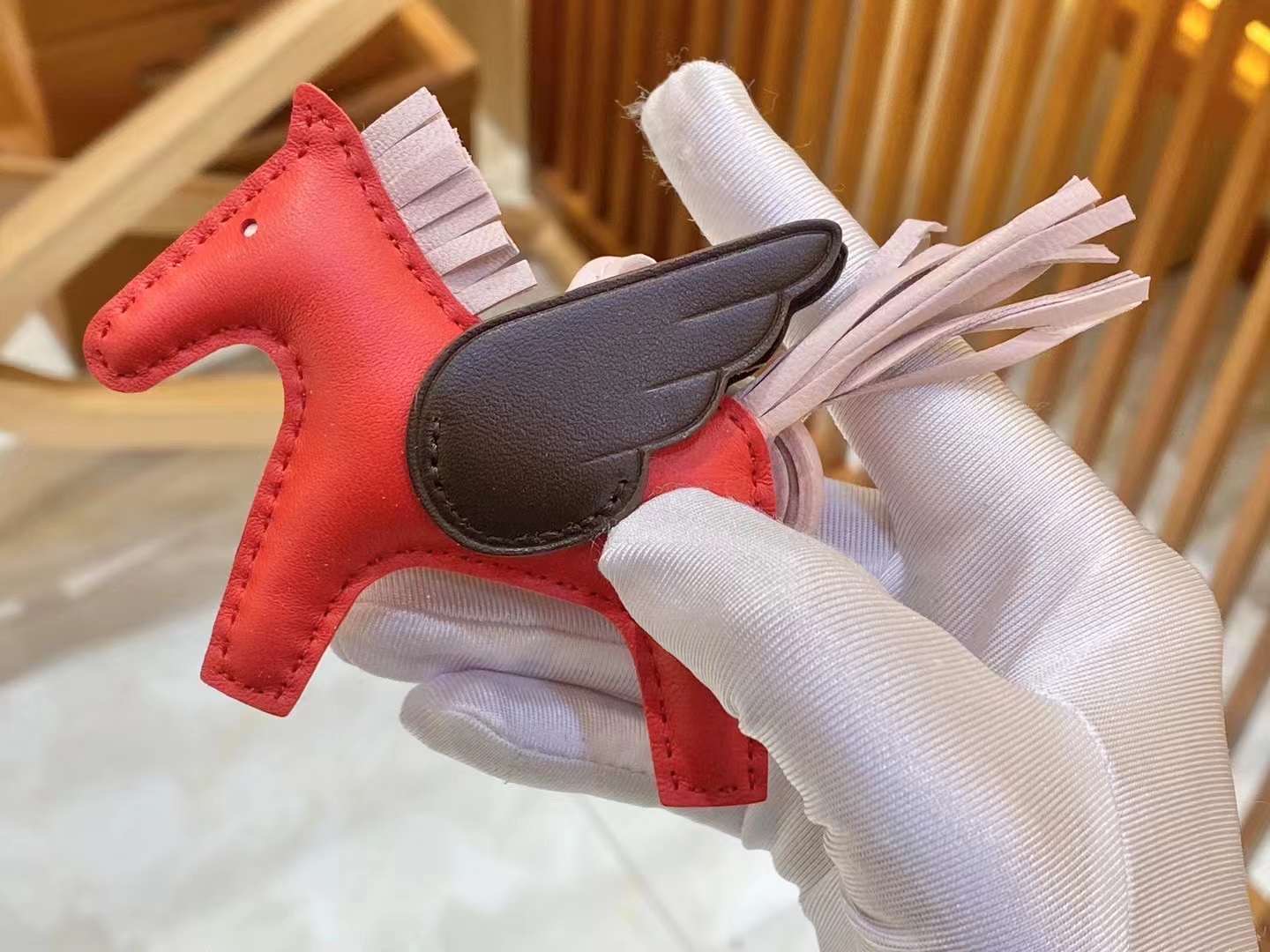 Hermes Radio Pegasus Bag Charm