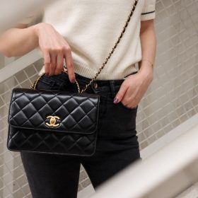 Chanel Small Flap With Top Handle