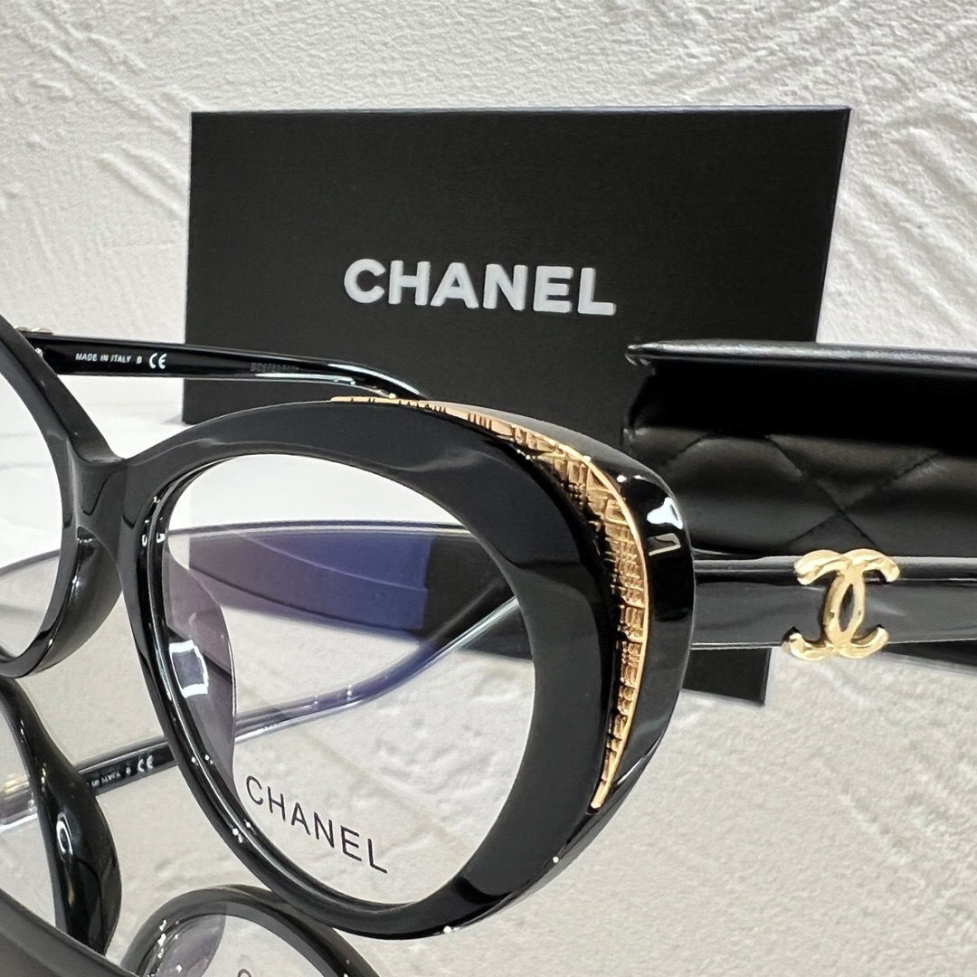Chanel CH 3405 Tweed Ladies Butterfly Eyeglasses Chanel CH 3405 Tweed Ladies Butterfly Eyeglasses