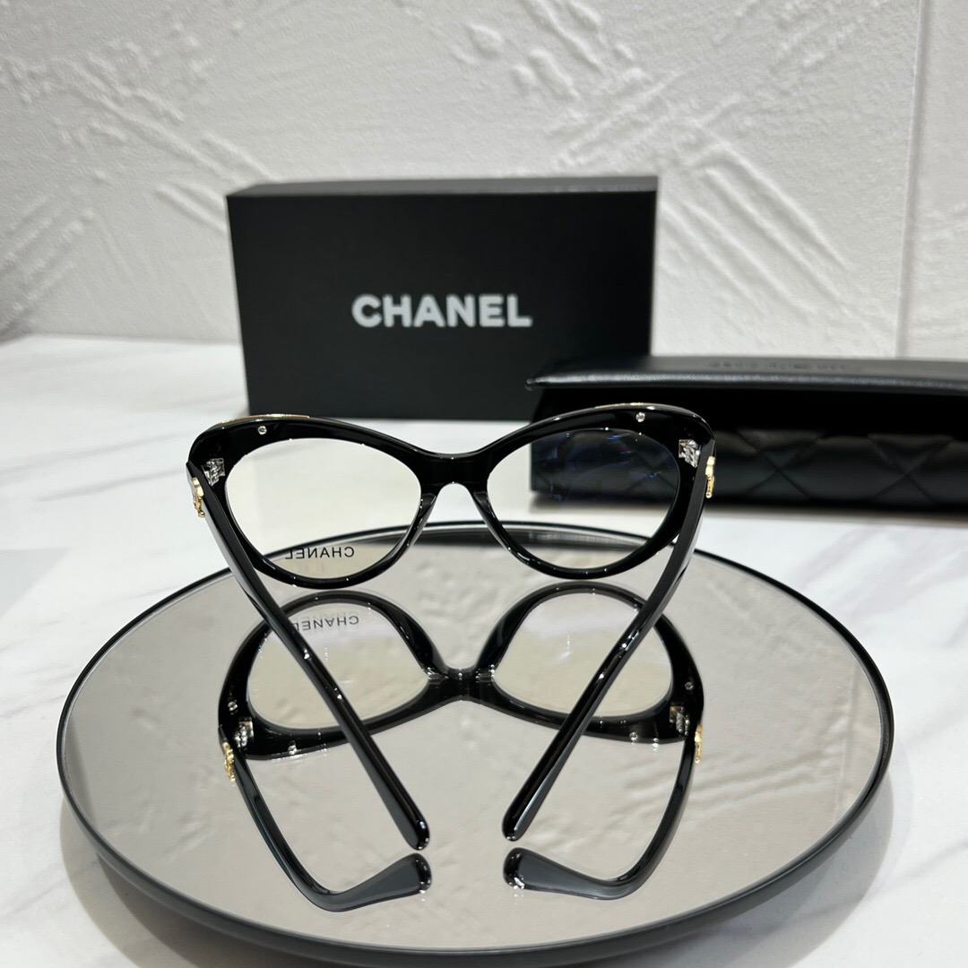 Chanel CH 3405 Tweed Ladies Butterfly Eyeglasses Chanel CH 3405 Tweed Ladies Butterfly Eyeglasses