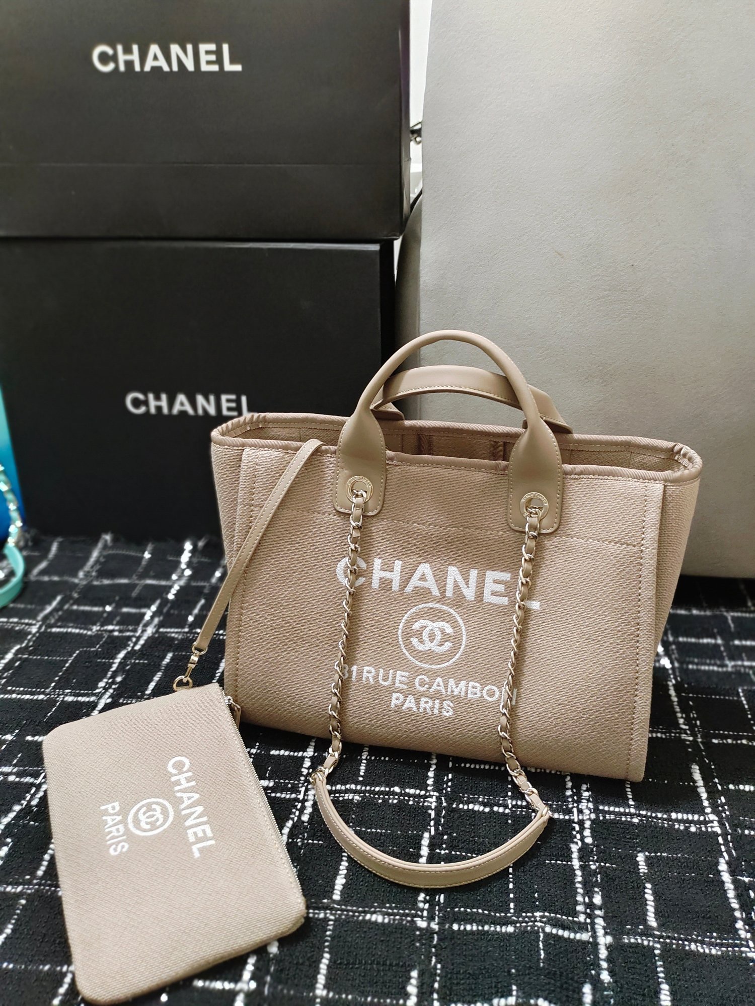 Chanel Small Deauville Tote Bag