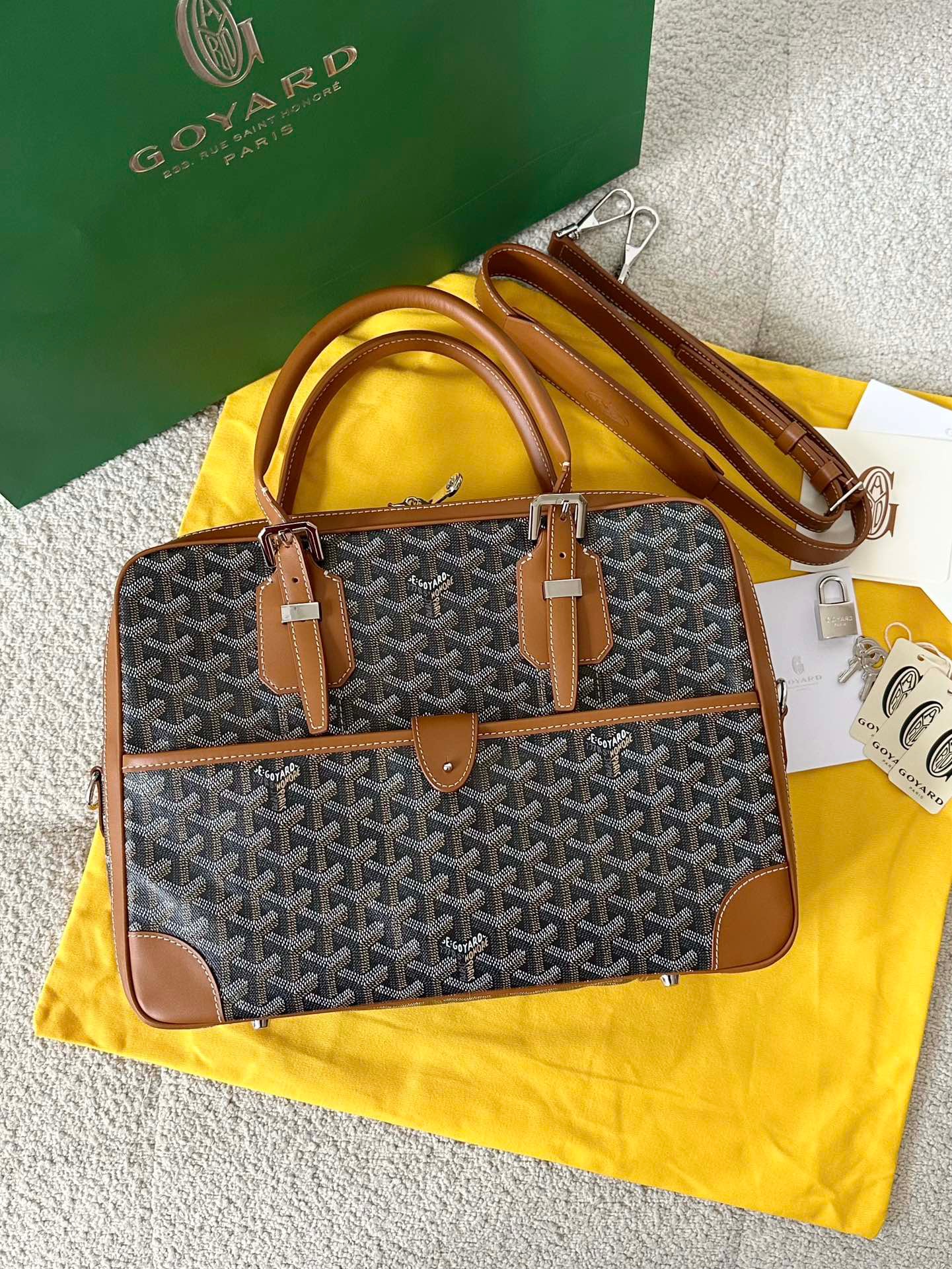 Goyard Ambassade MM Briefcase Bag
