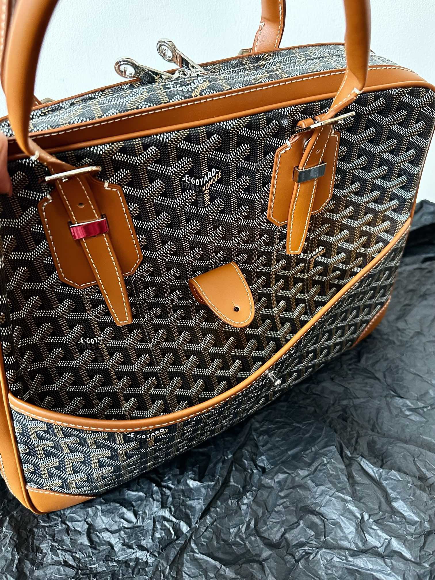 Goyard Ambassade MM Briefcase Bag Goyard Ambassade MM Briefcase Bag