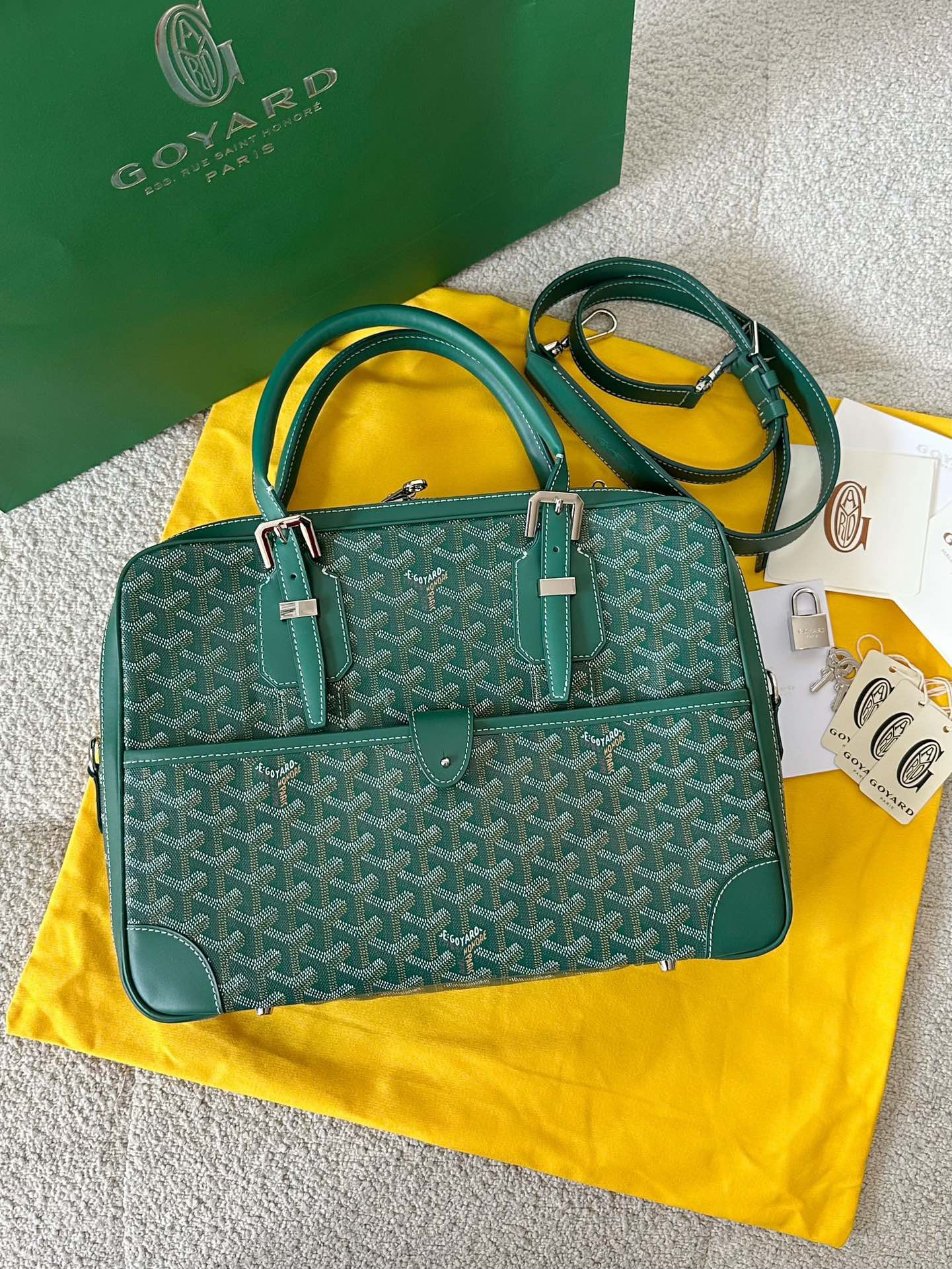 Goyard Ambassade MM Briefcase Bag