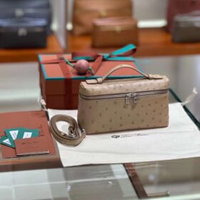 Fendi Peekaboo Mini Grained Calfskin