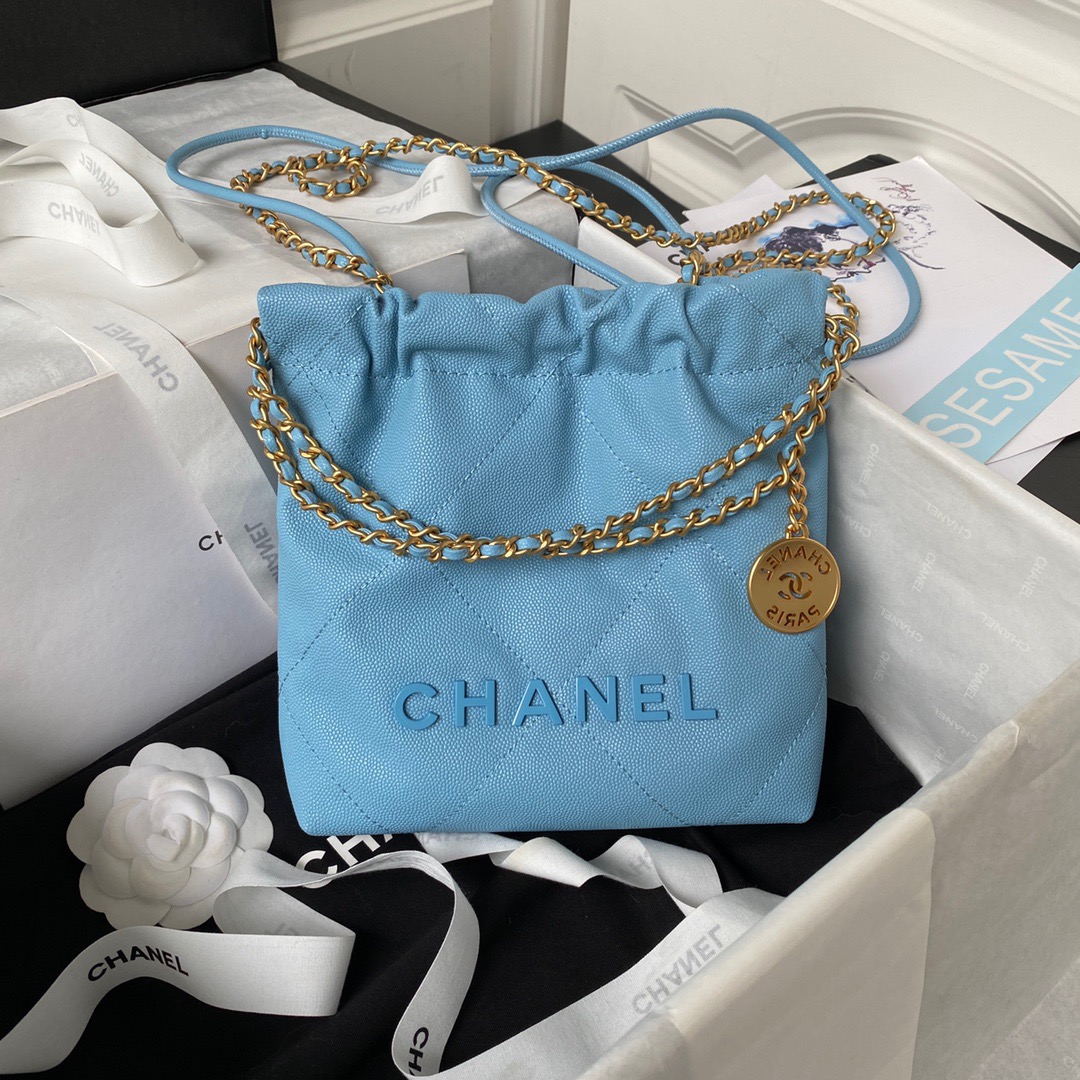Chanel 22 Mini Handbag Caviar