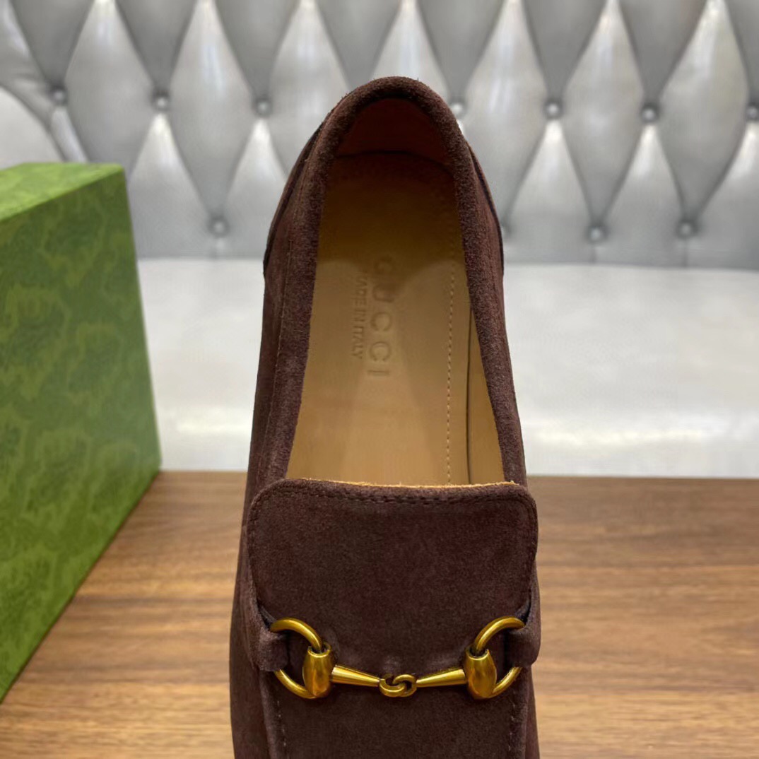 Gucci Jordaan Loafers Suede Gucci Jordaan Loafers Suede