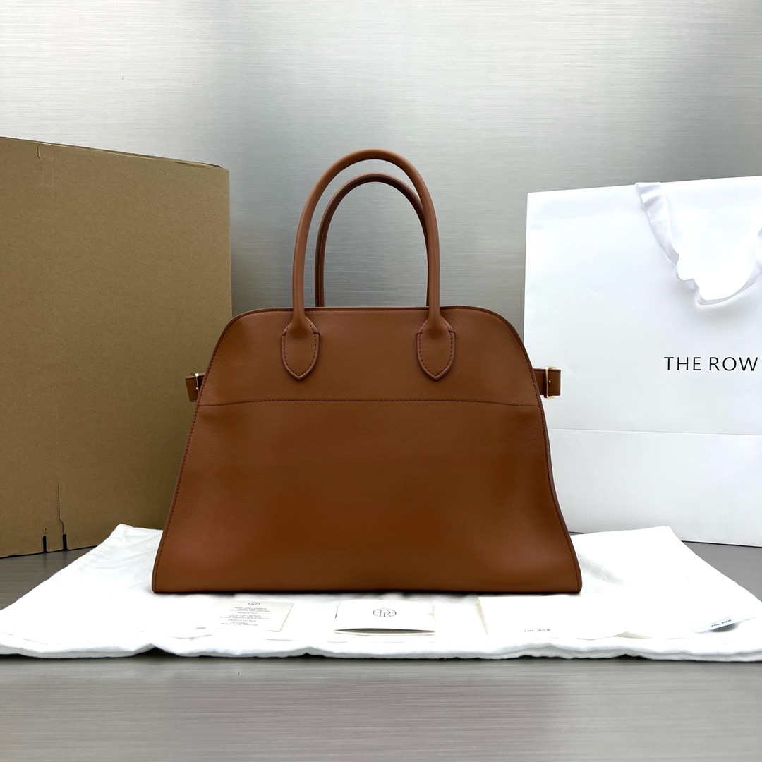 The Row Soft Margaux 15 Bag in Leather