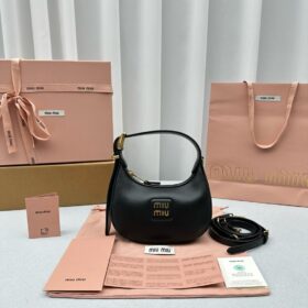 Miu Miu Leather Hobo Bag