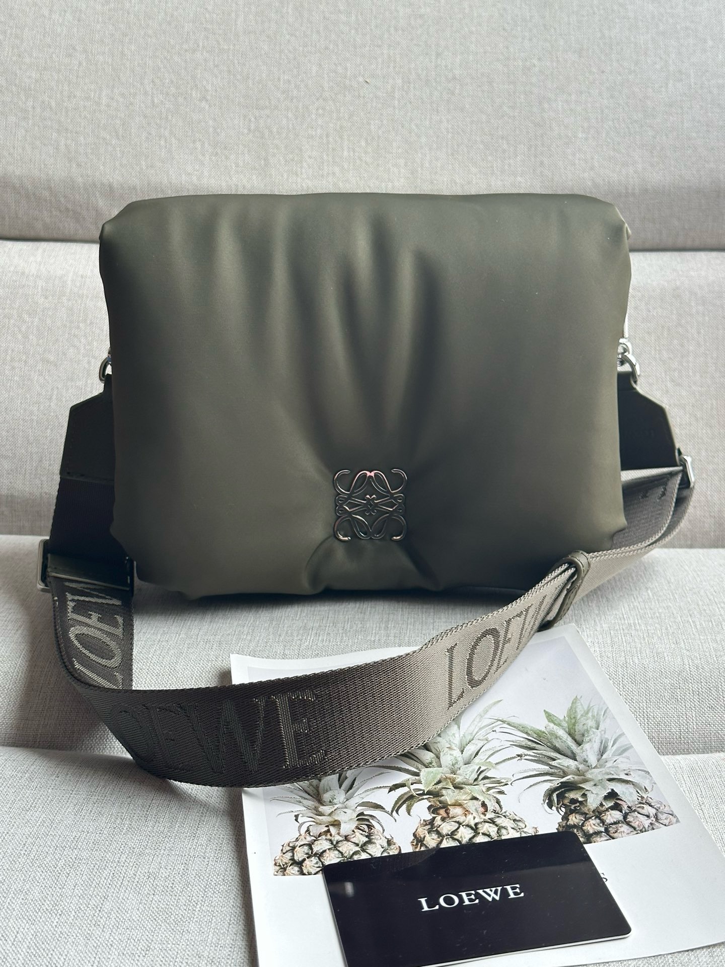 Loewe Mini Puffer Goya Bag In Nylon