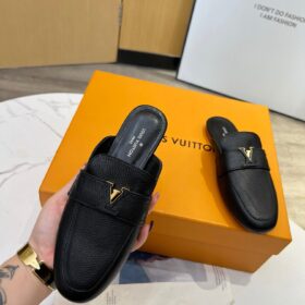 LV Capri Open-Back Loafer