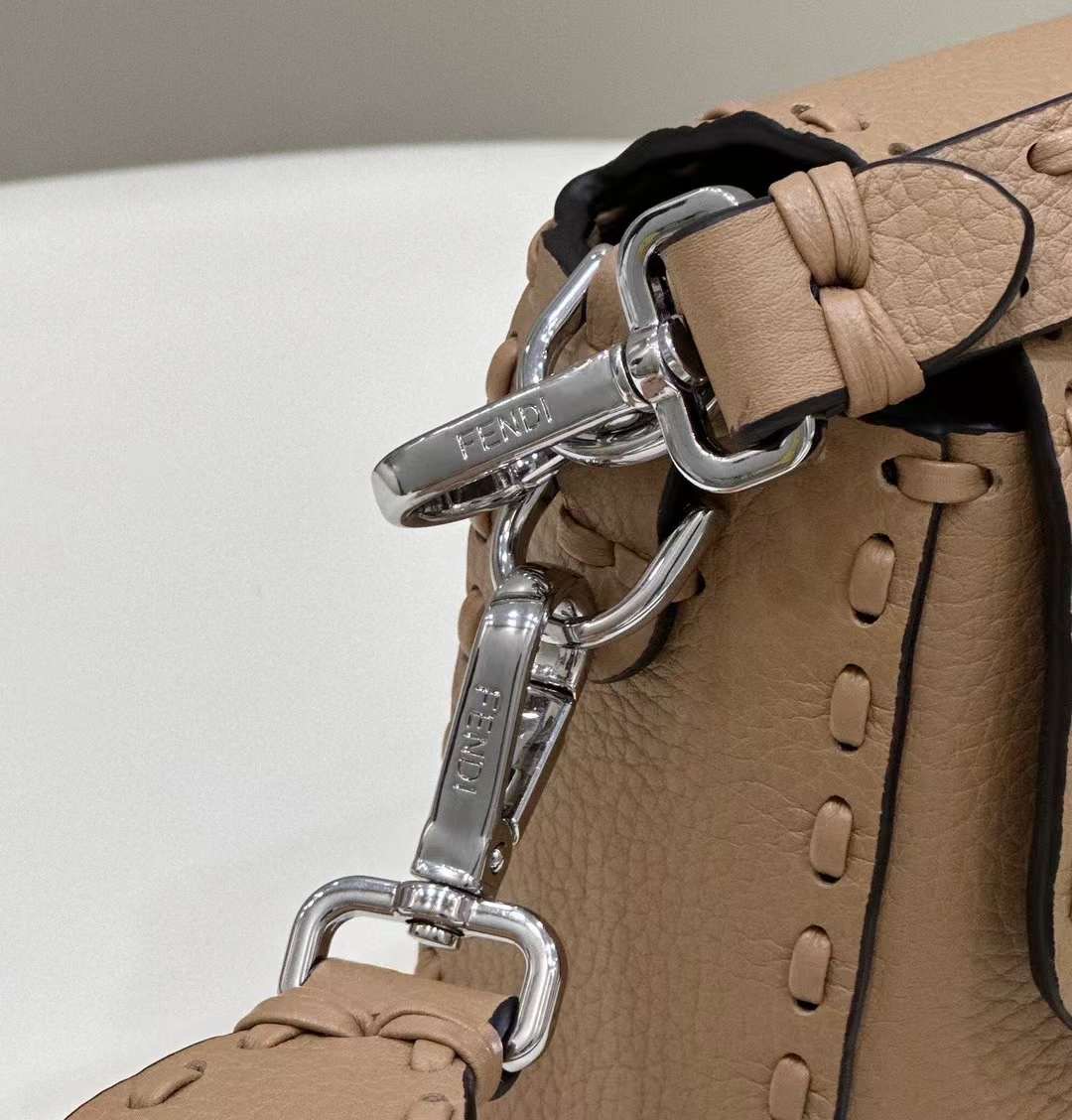 Fendi Baguette Bag With Oversize Topstitching Fendi Baguette Bag With Oversize Topstitching