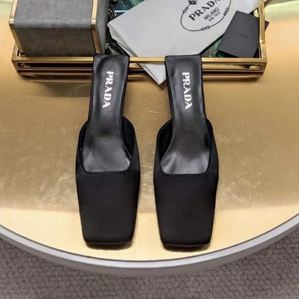 Prada Satin Mules Prada Satin Mules