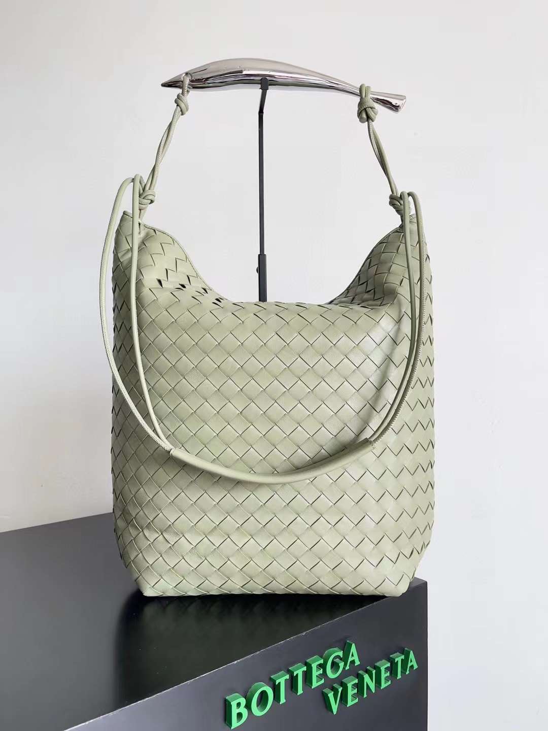BV Sardine Bag Croco Embossed
