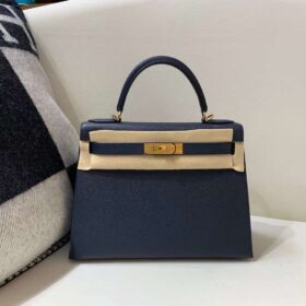 Hermès Kelly 28 Box Black PHW Hermès Kelly 28 Box Black PHW