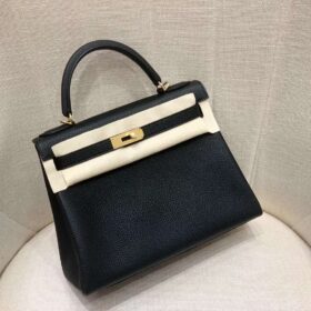 Hermès Kelly 28 Box Black PHW Hermès Kelly 28 Box Black PHW