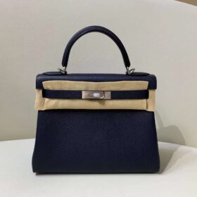 Hermès Kelly 28 Box Black PHW Hermès Kelly 28 Box Black PHW