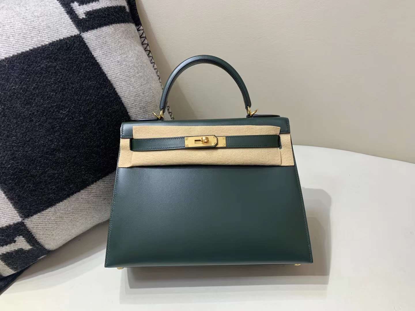 Hermès Kelly 28 Sellier Epsom Alezan GHW