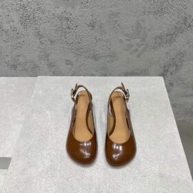 Miu Miu Logo Raffia Slides