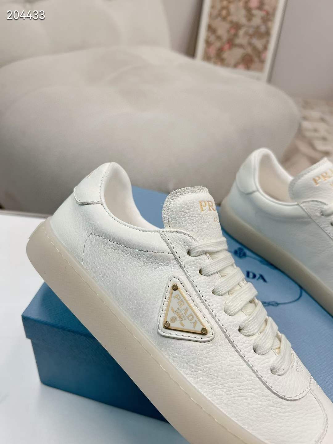 Prada Leather Sneakers Prada Leather Sneakers