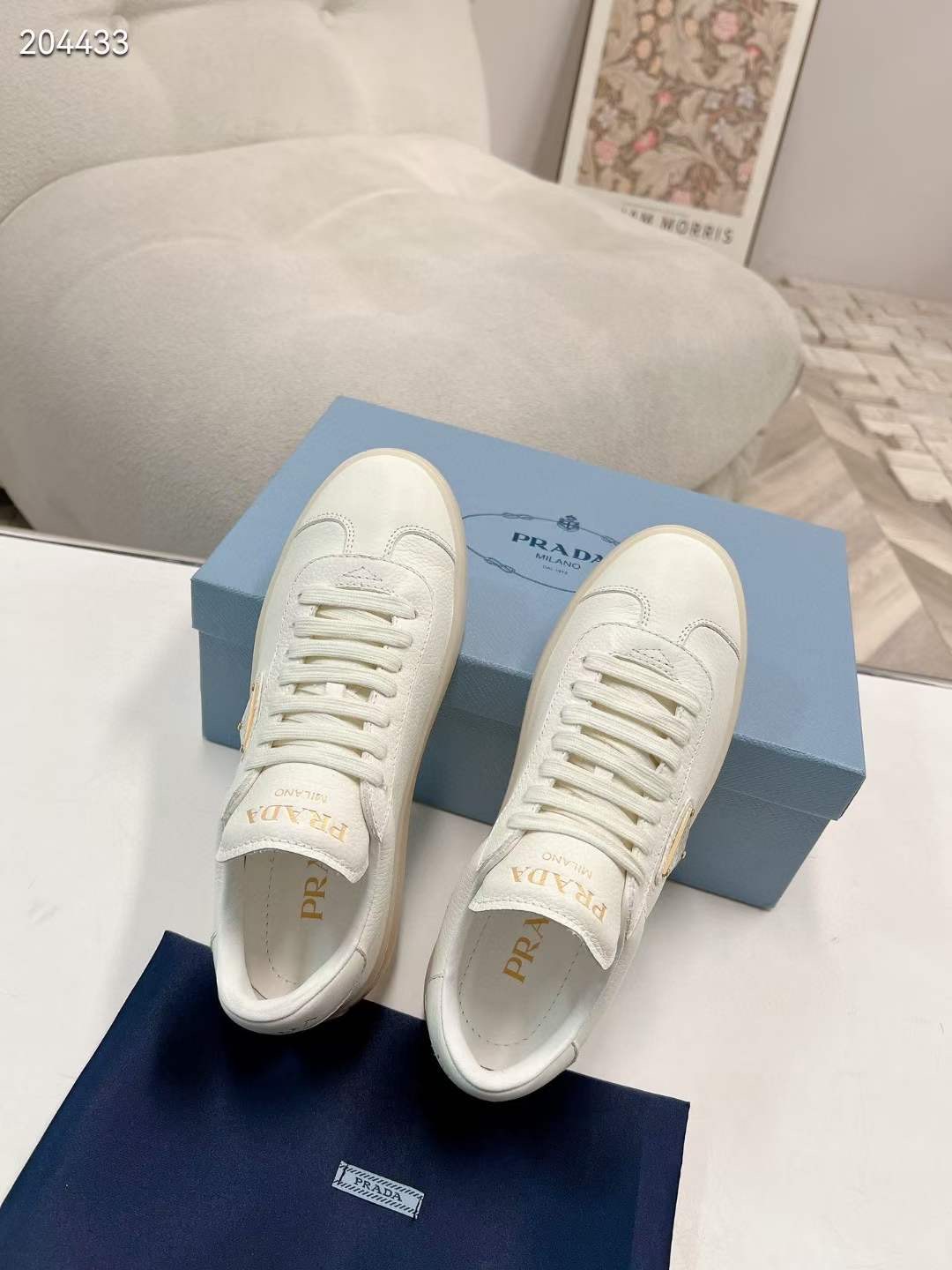 Prada Leather Sneakers Prada Leather Sneakers