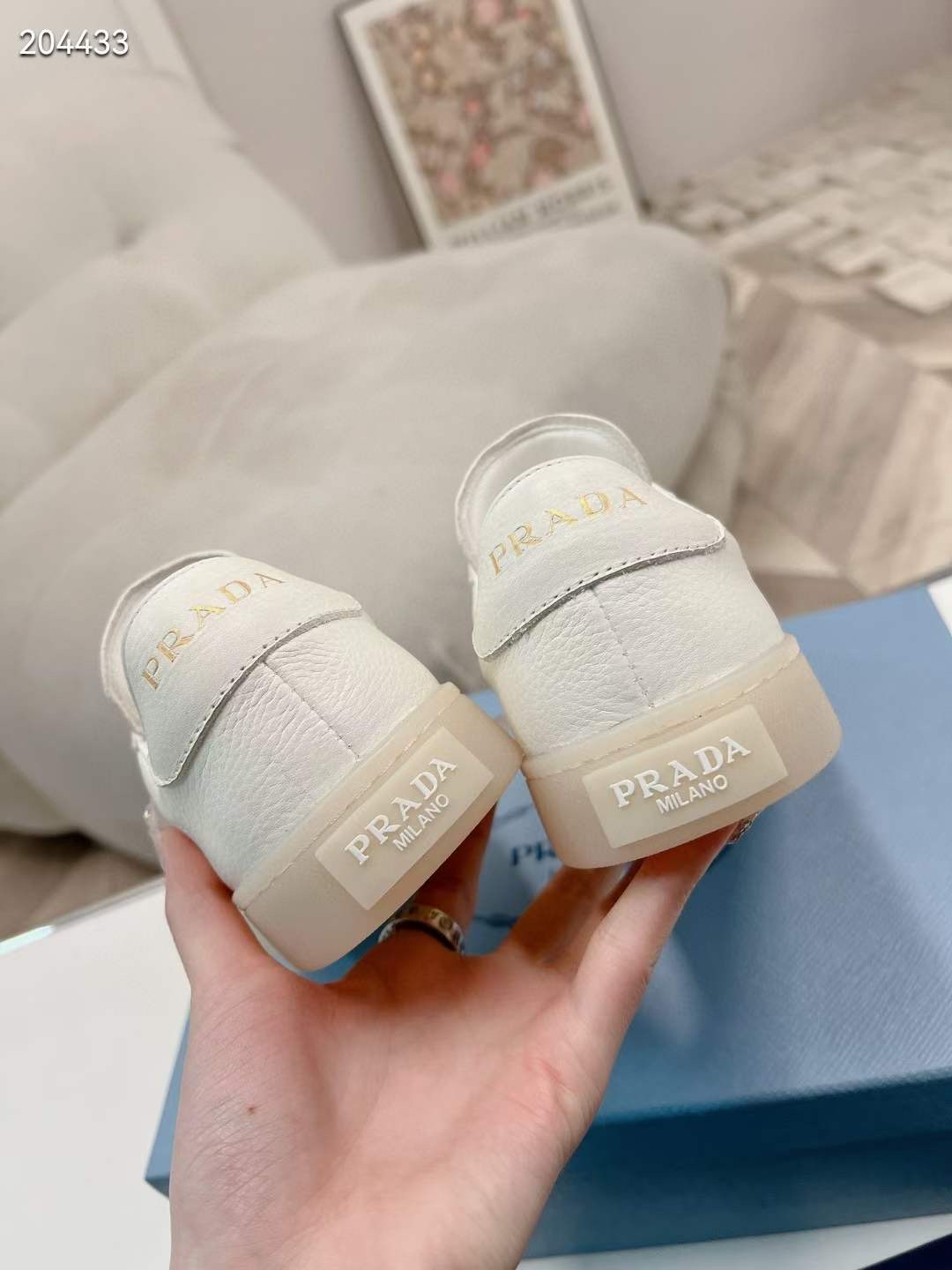 Prada Leather Sneakers Prada Leather Sneakers
