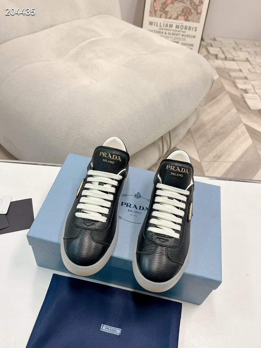 Prada Leather Sneakers