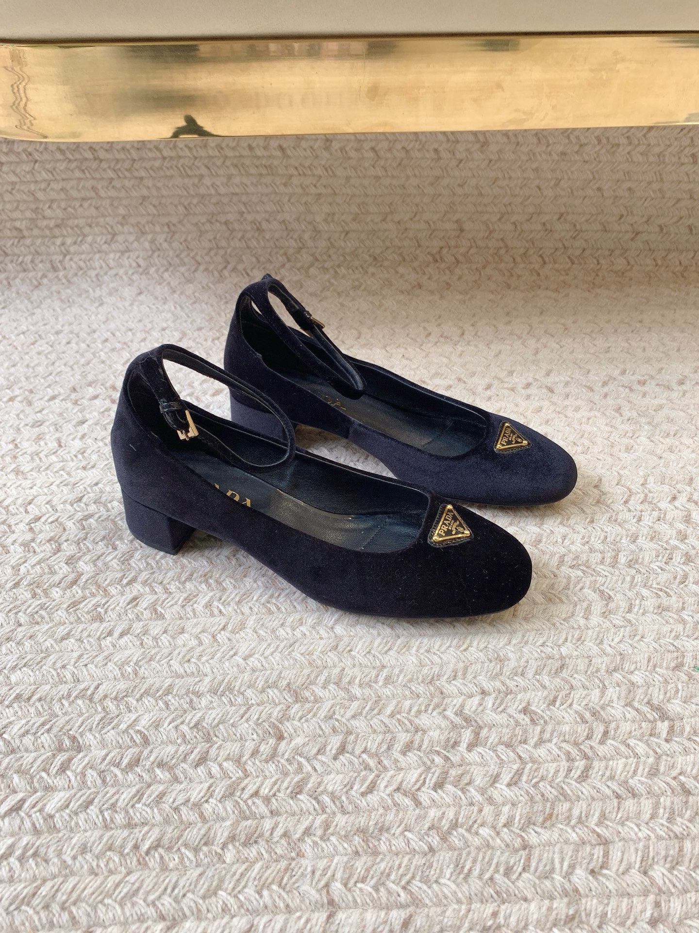 Prada Velvet Pumps