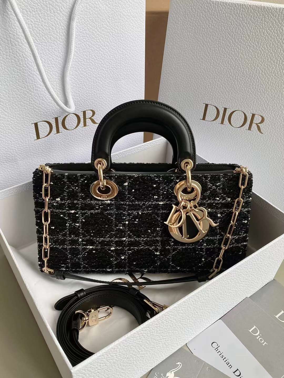 Dior Lady D-Joy Medium Tweed