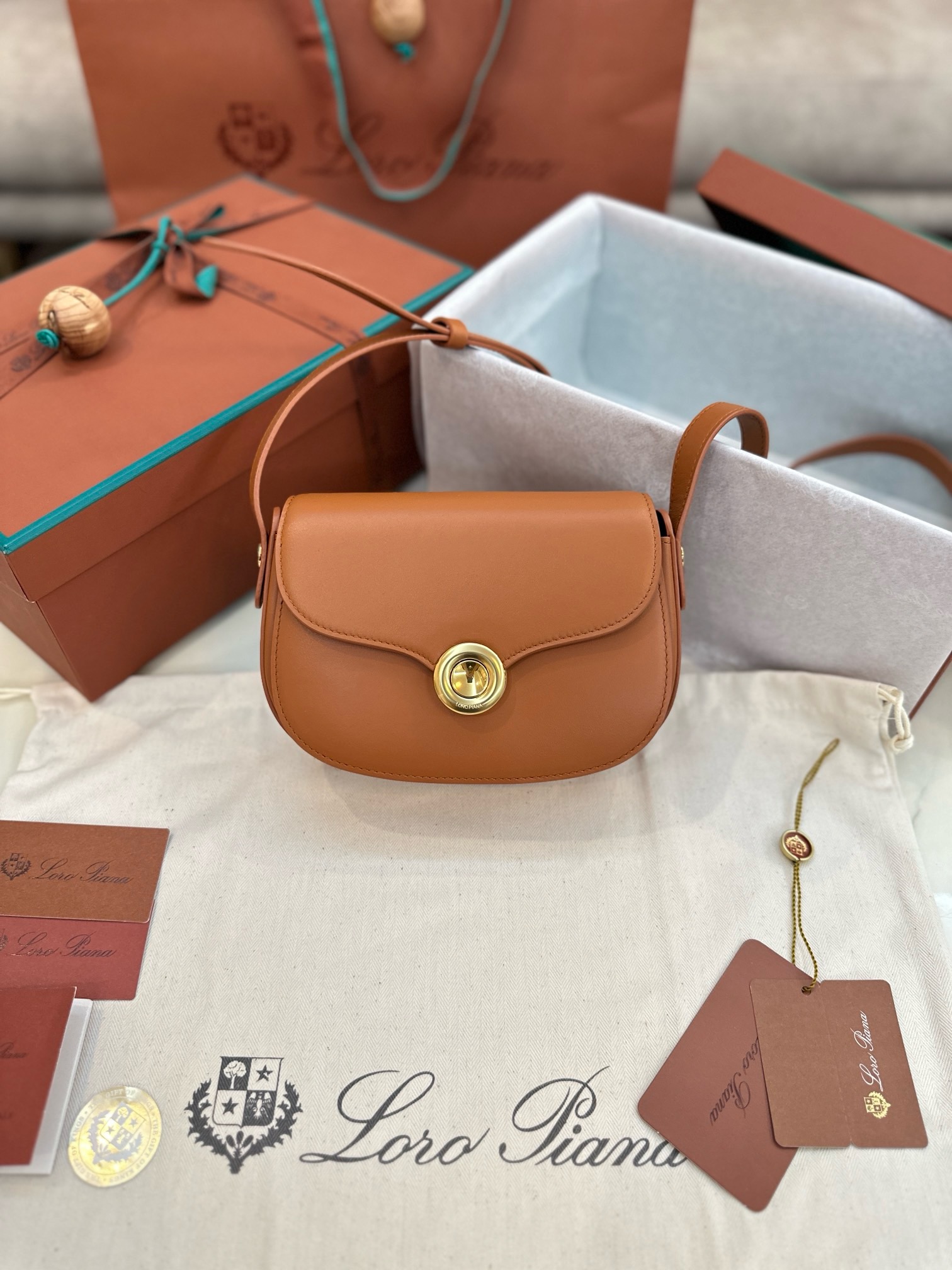 Loro Piana Mini Ghiera Bag
