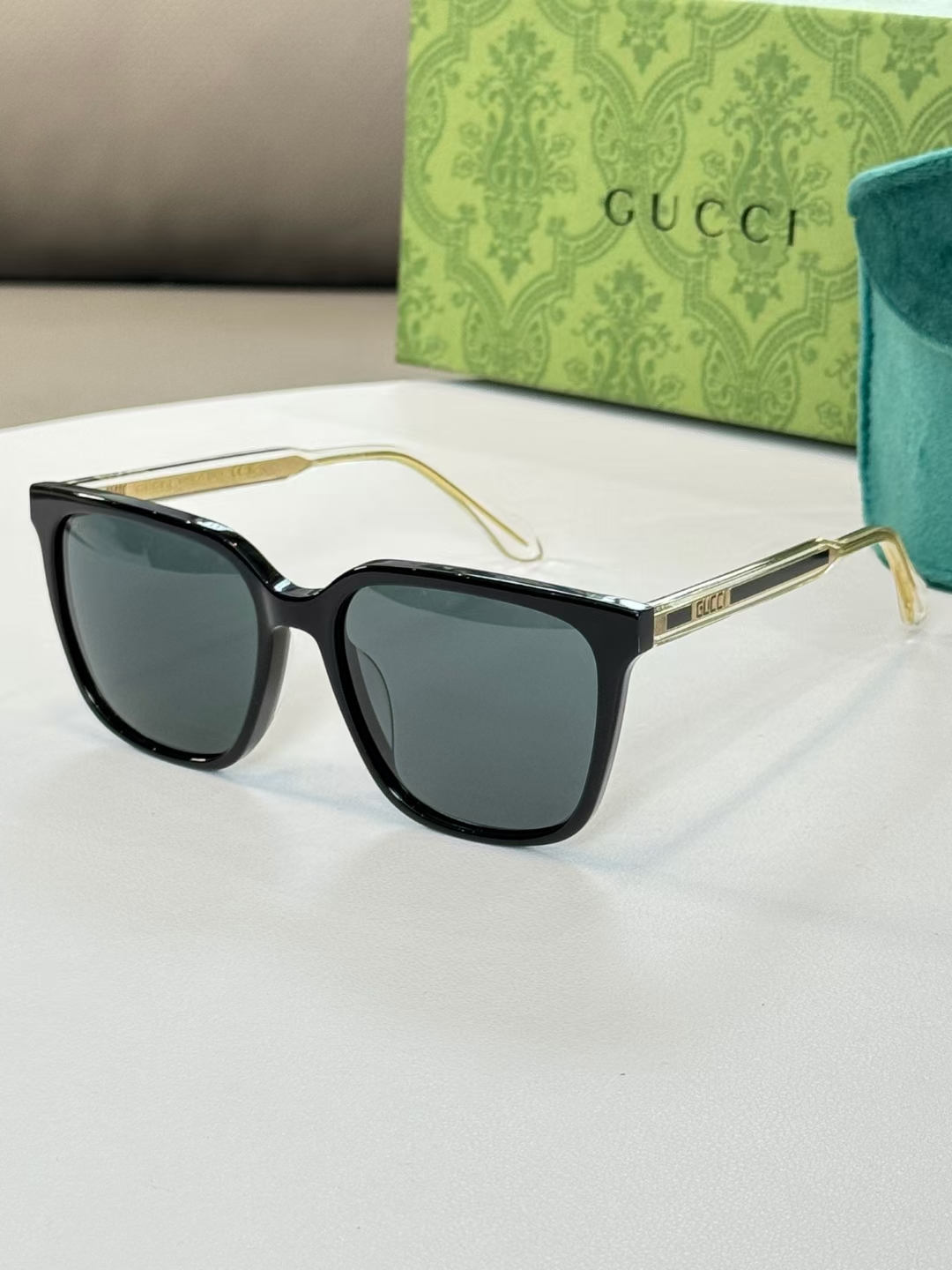 Gucci GG1121SA Rectangle Sunglasses
