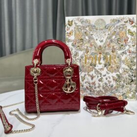 Lady Dior Mini Patent Calfskin Lady Dior Mini Patent Calfskin